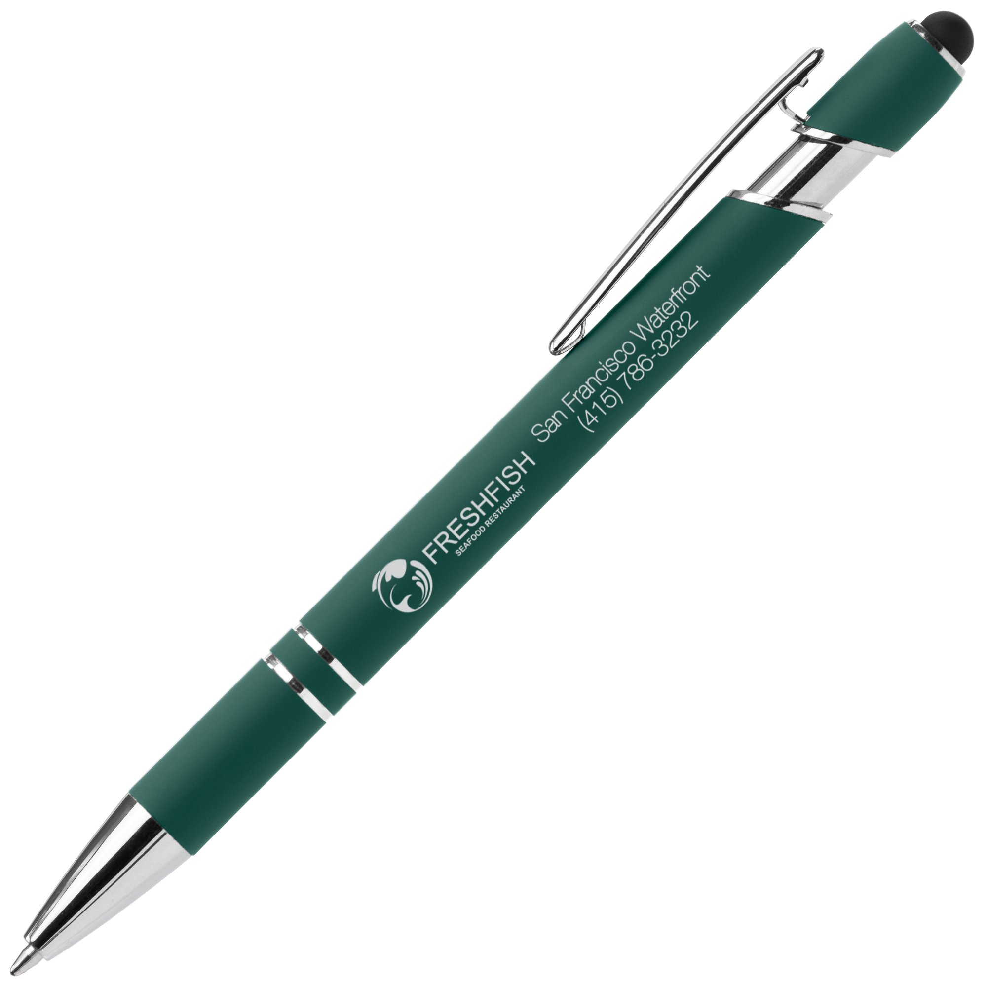Promotional Metal Alpha Soft Touch Pen With Stylus with Logo | National Pen