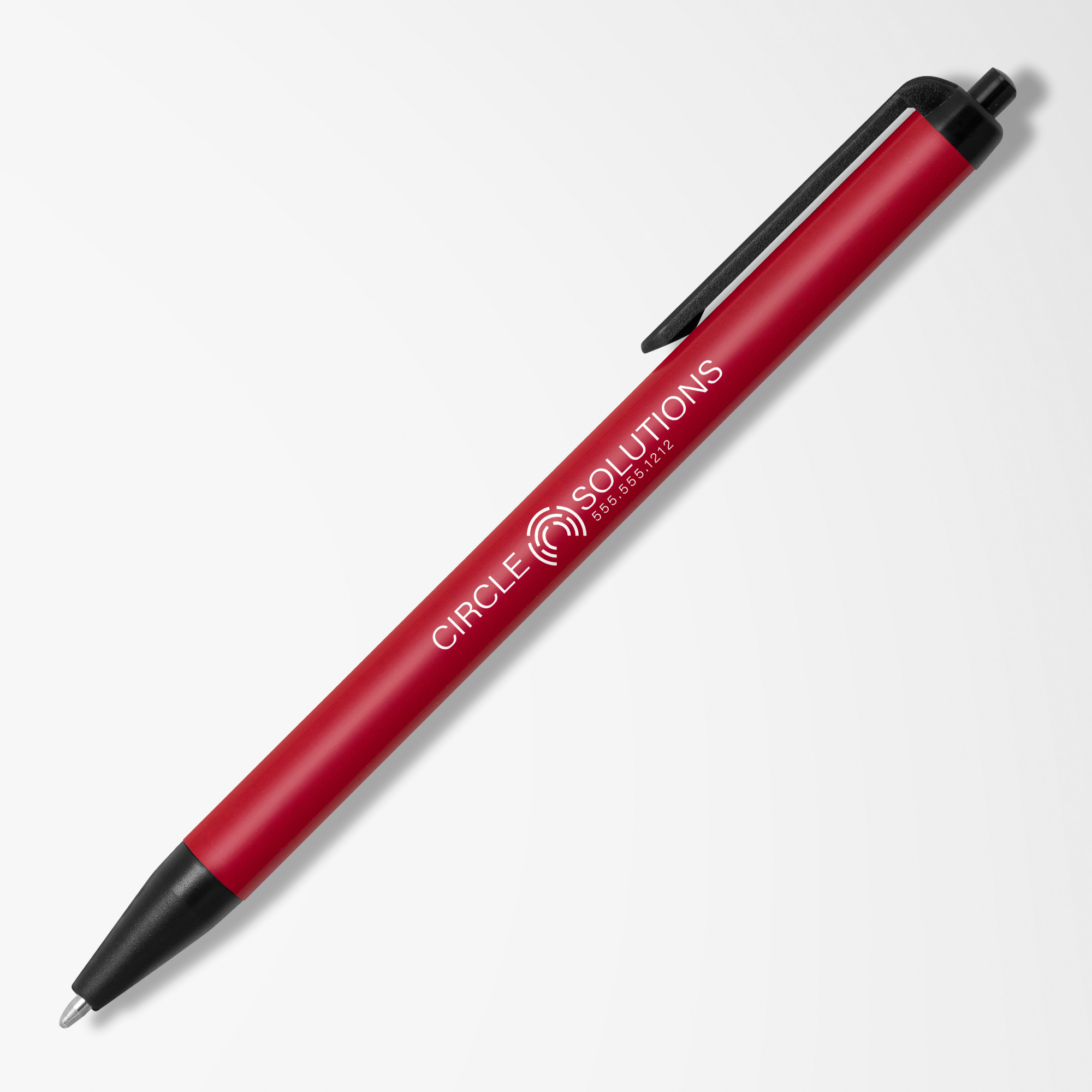 Promotional Colour Block Raven Pen with Logo