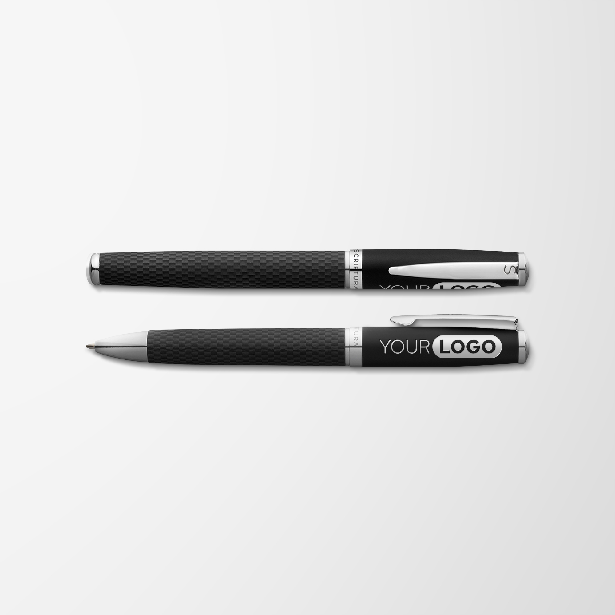 Personalise Engraved Scriptura Pen Gift Set with Text | Pens.com