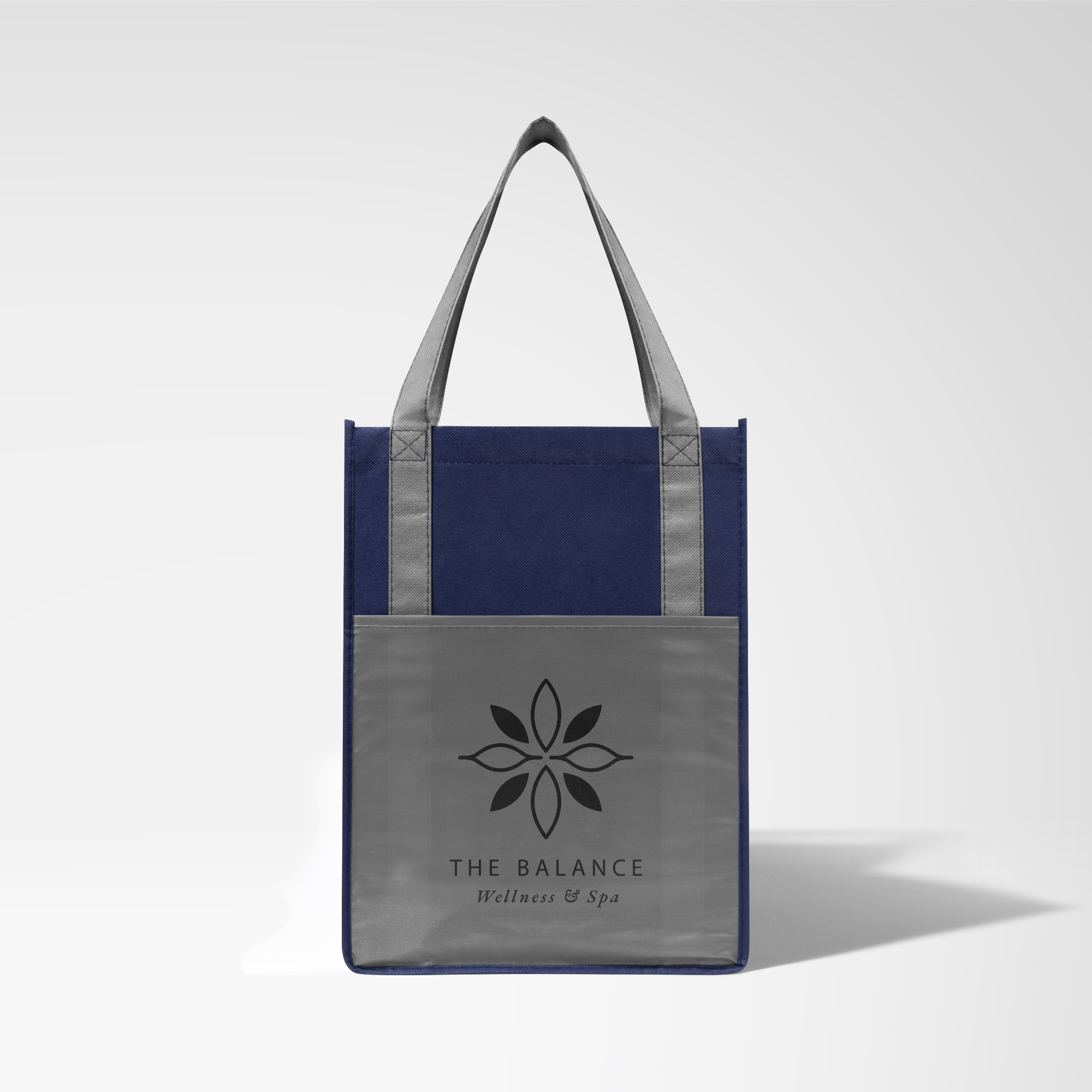 Custom Two-Tone Zuri Non-Woven Tote Bag | Pens.com