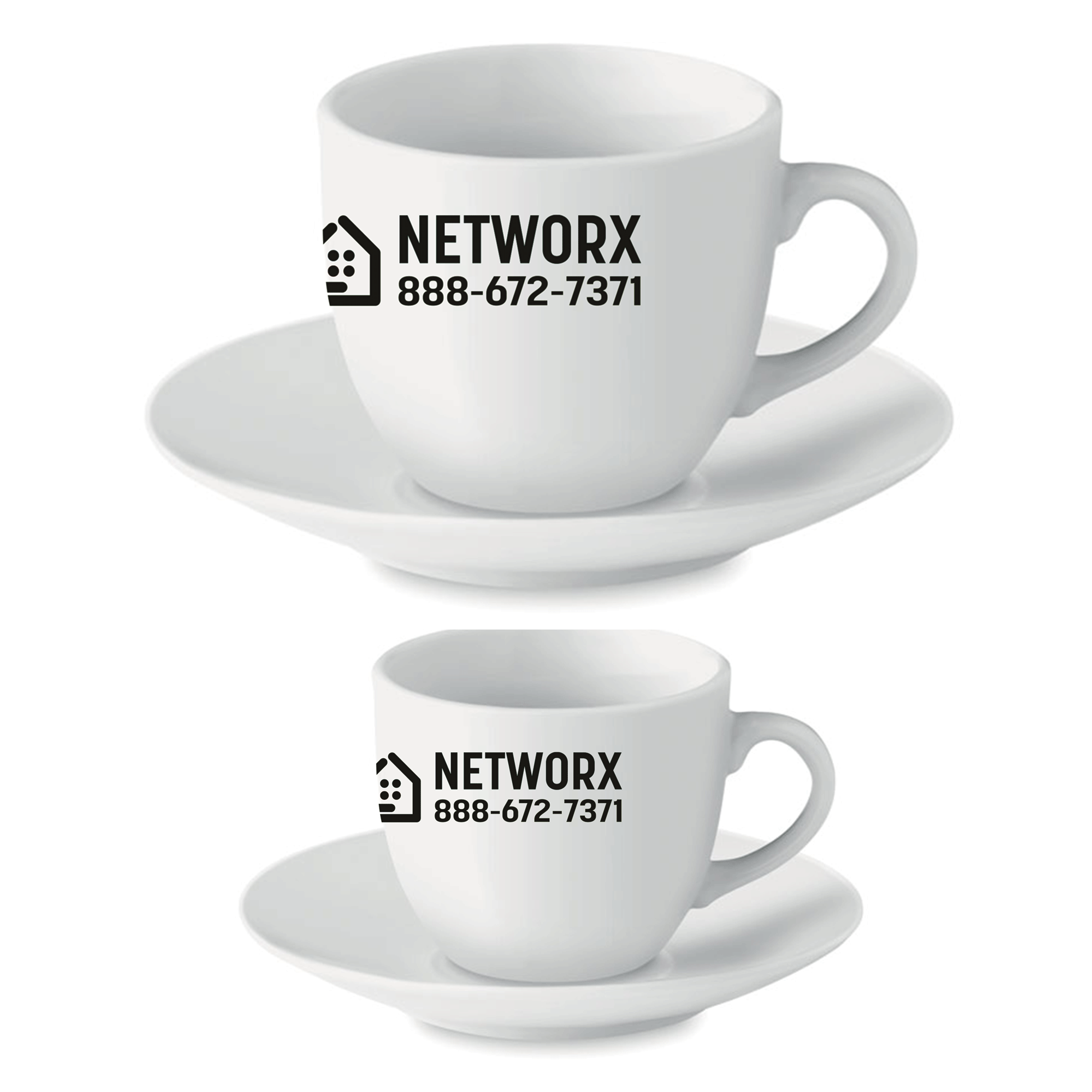 Personalised Espresso Cup and Saucer