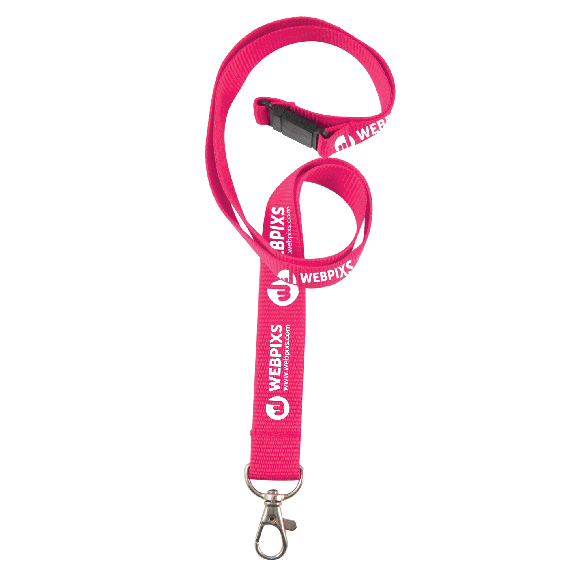 Personalise Polyester Woven Lanyard with Text | Pens.com