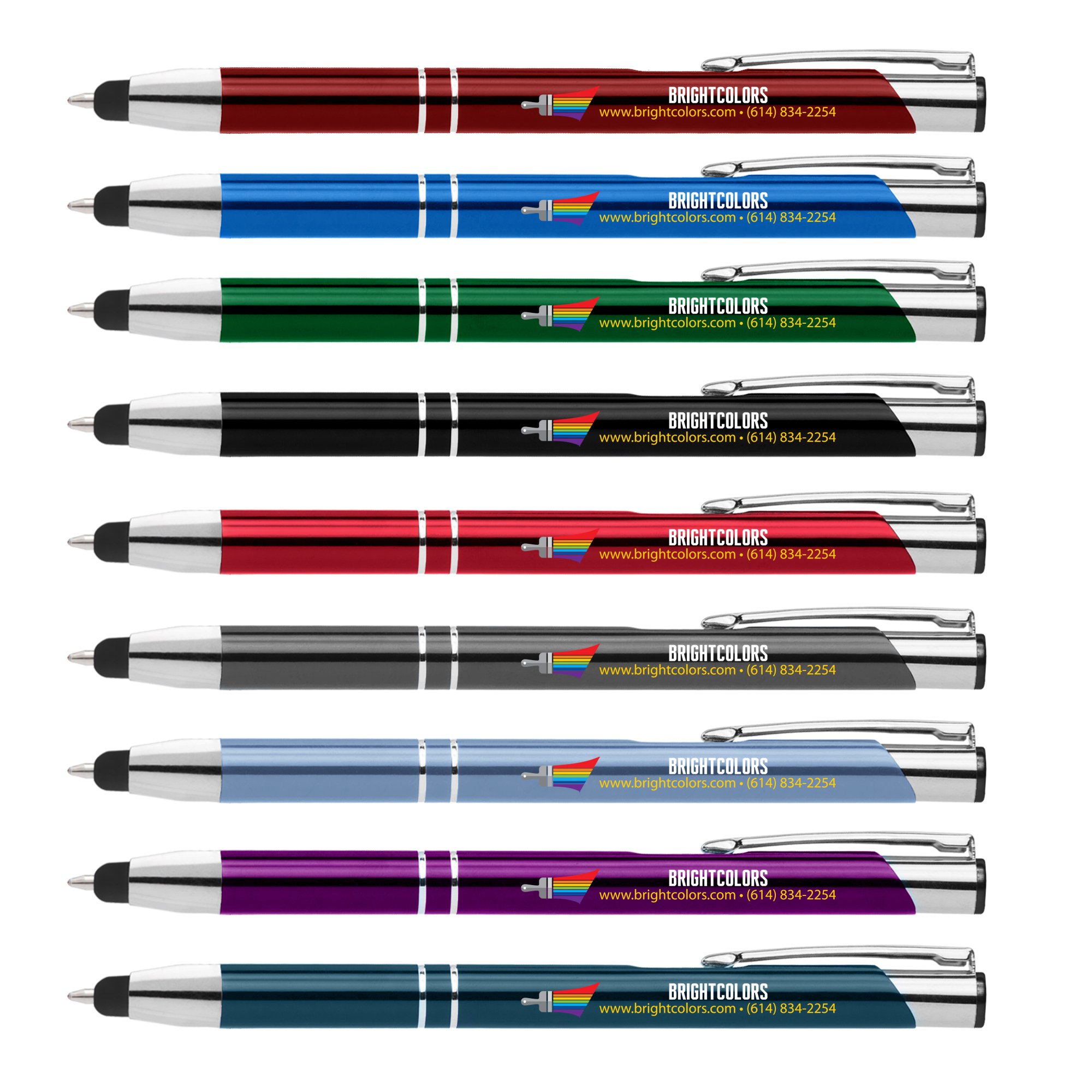 Promotional Full Colour Paragon Pen and Stylus Tip with Logo | Pens.com