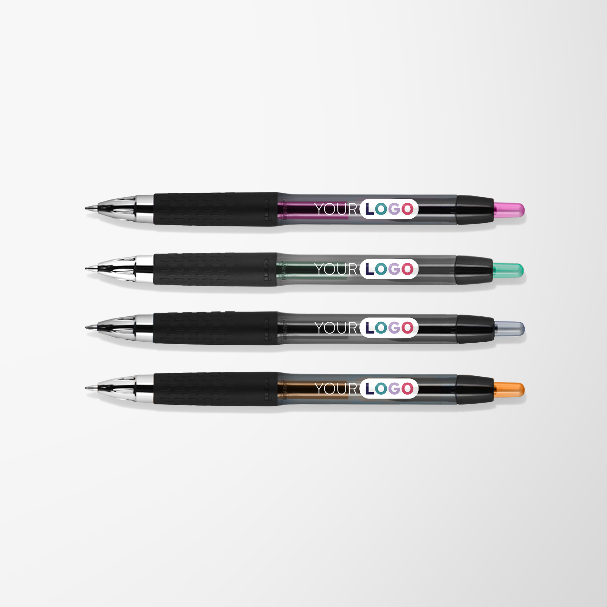 Custom Full Color uni-ball® 207 Gel Pen with Textured Grip | Pens.com