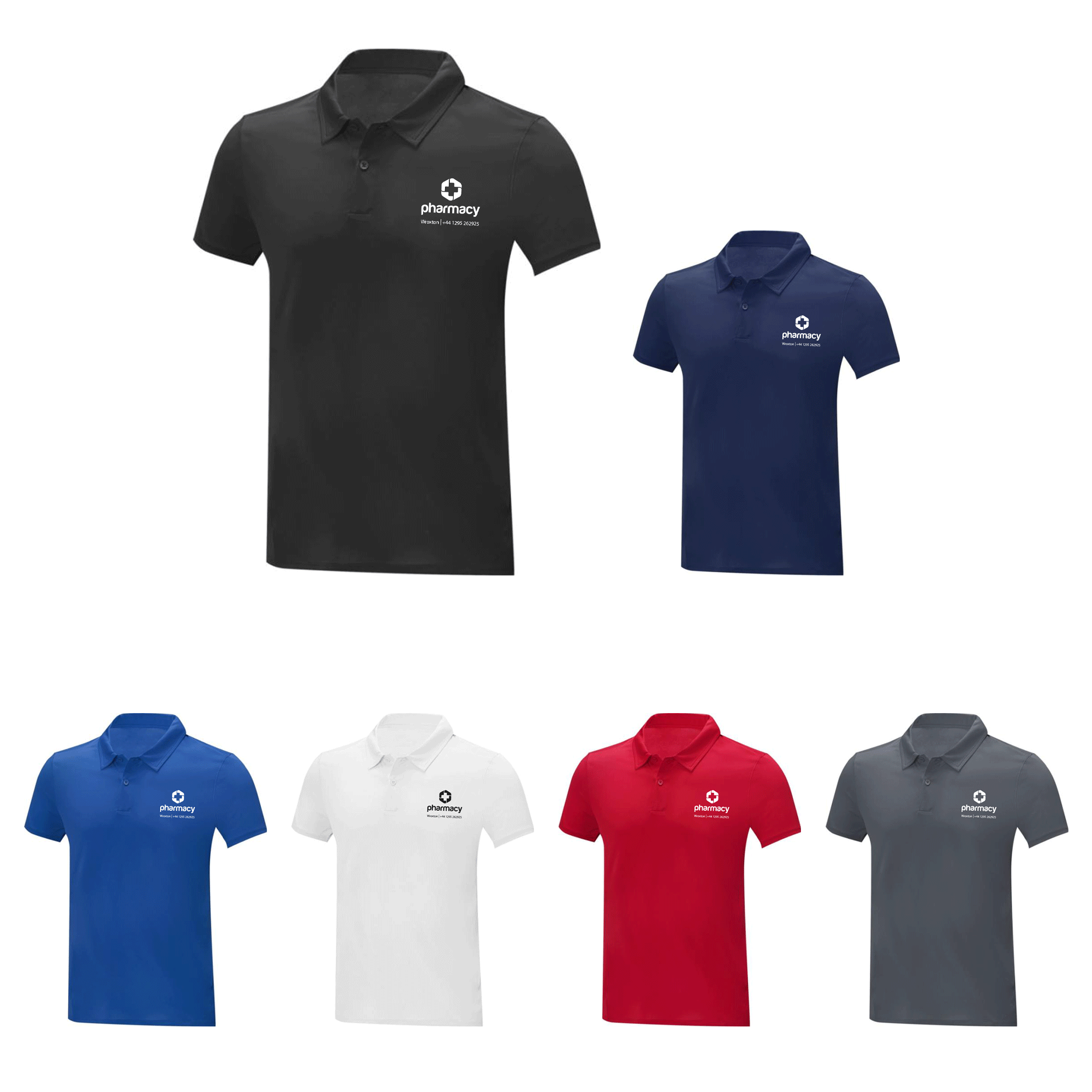 Promotional Deimos Men's Short Sleeve Cool Fit Polo with Logo | Pens.com