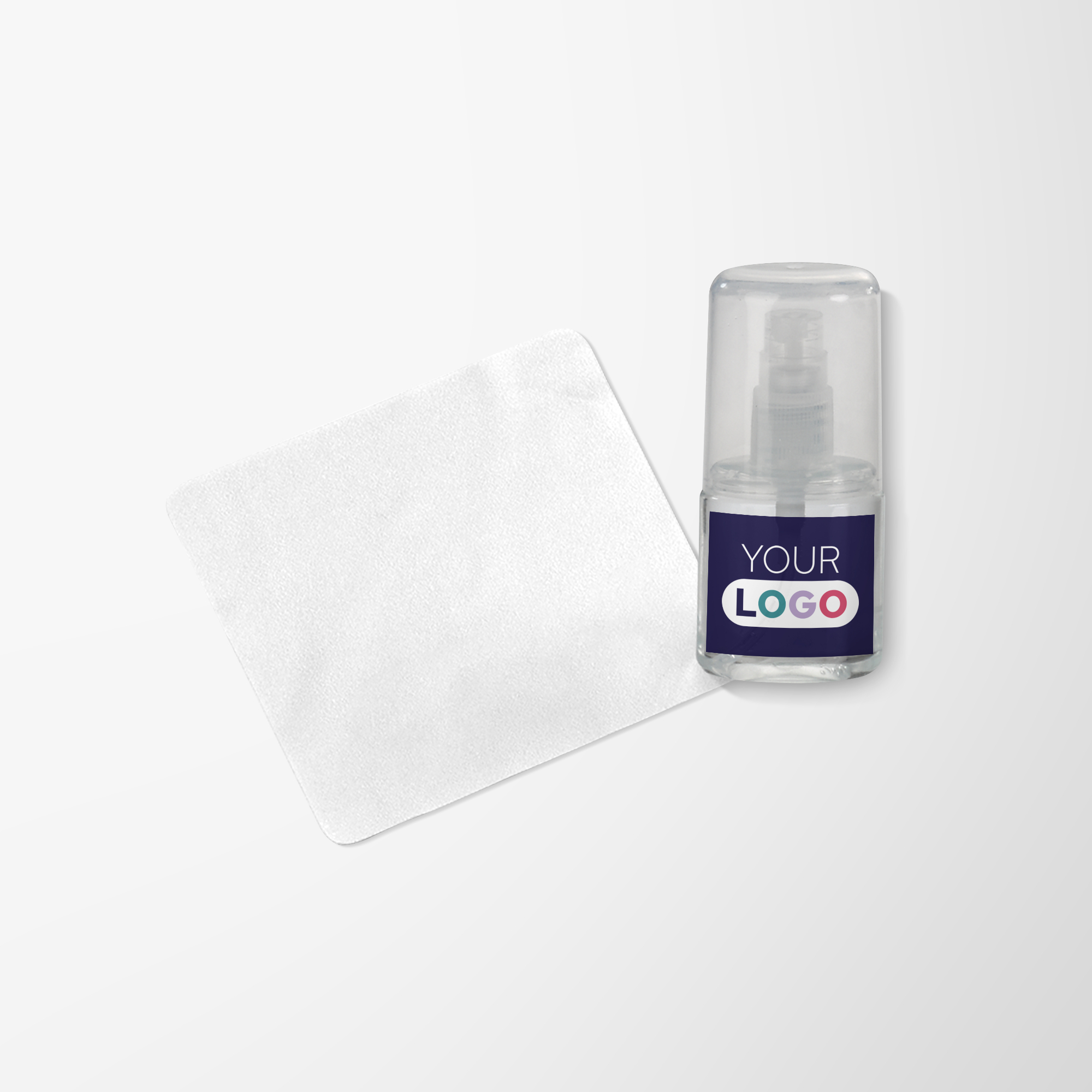 Custom Full Color 1 oz. Glass Cleaner with Lens Cloth | Pens.com
