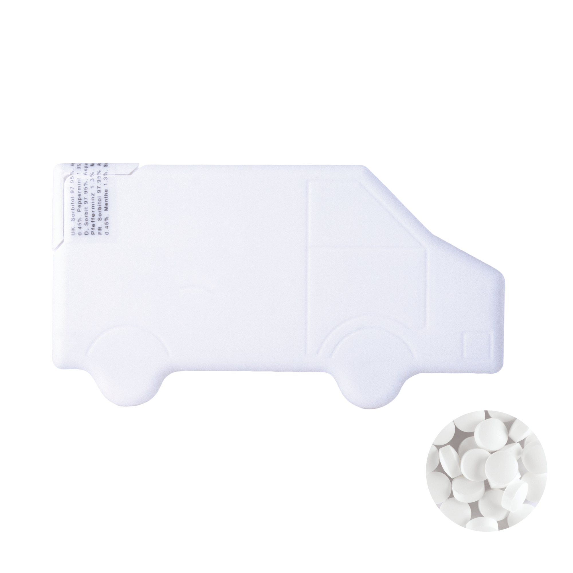 Promotional Truck Mint Dispenser Pad Print