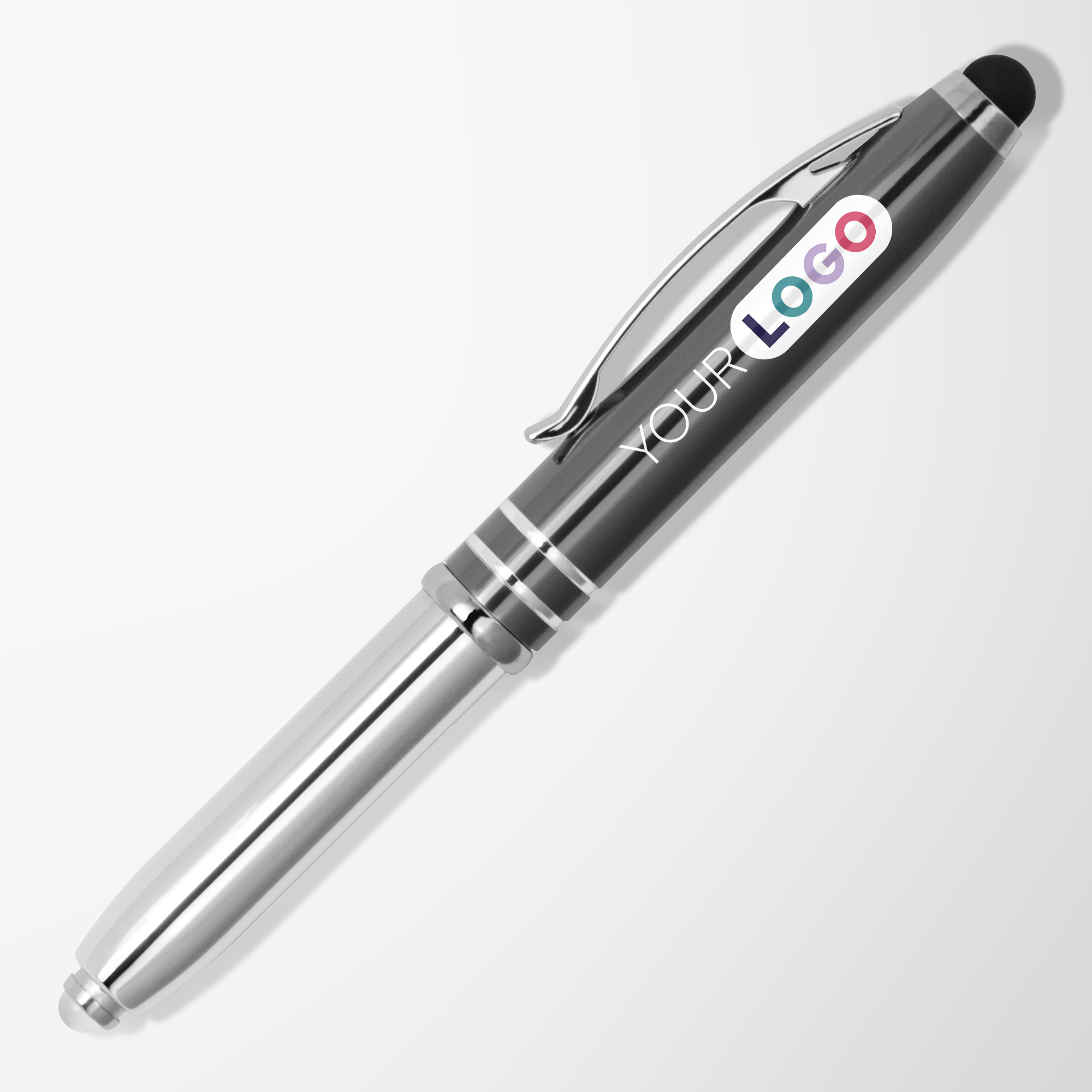 Custom Full Color Light-Up Ace Stylus Pen | Pens.com
