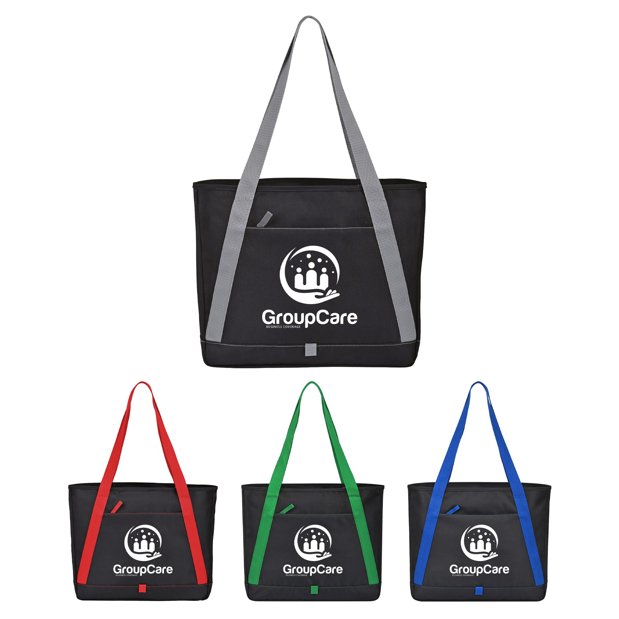 Custom Repeat Recycled Poly Tote Bag | Pens.com