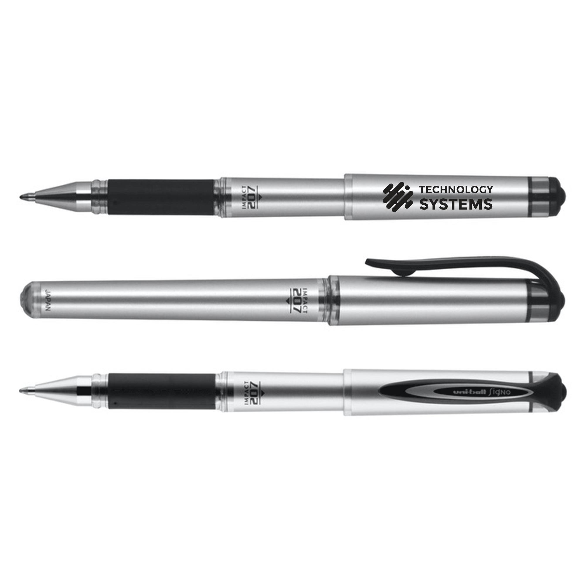 No.207　カスタムボールペン Custom uni-ball® 207 Gel Impact Capped Pen | Pens.com