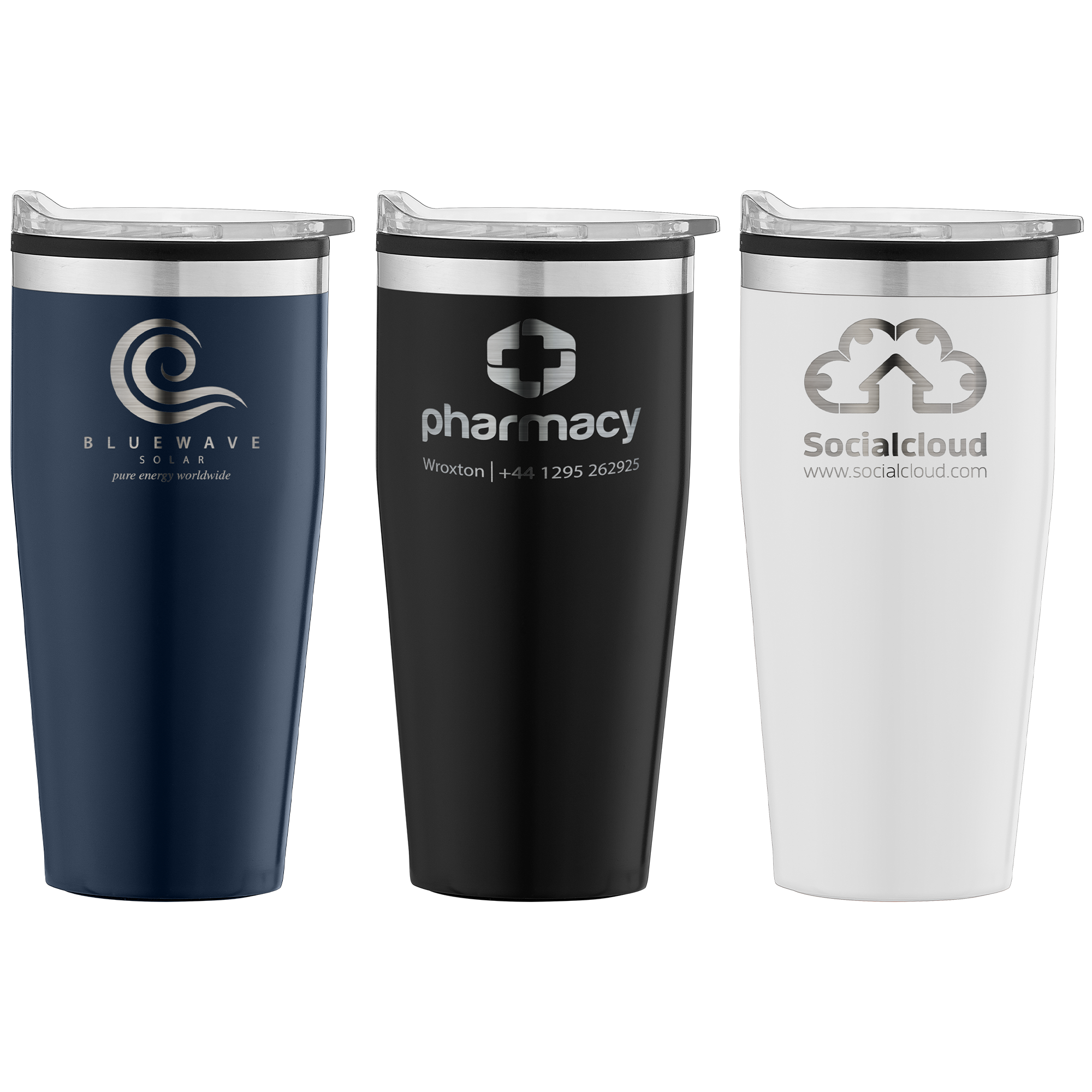 Promotional Engraved 590 ml Calder Double-Wall Tumbler with Logo | Pens.com