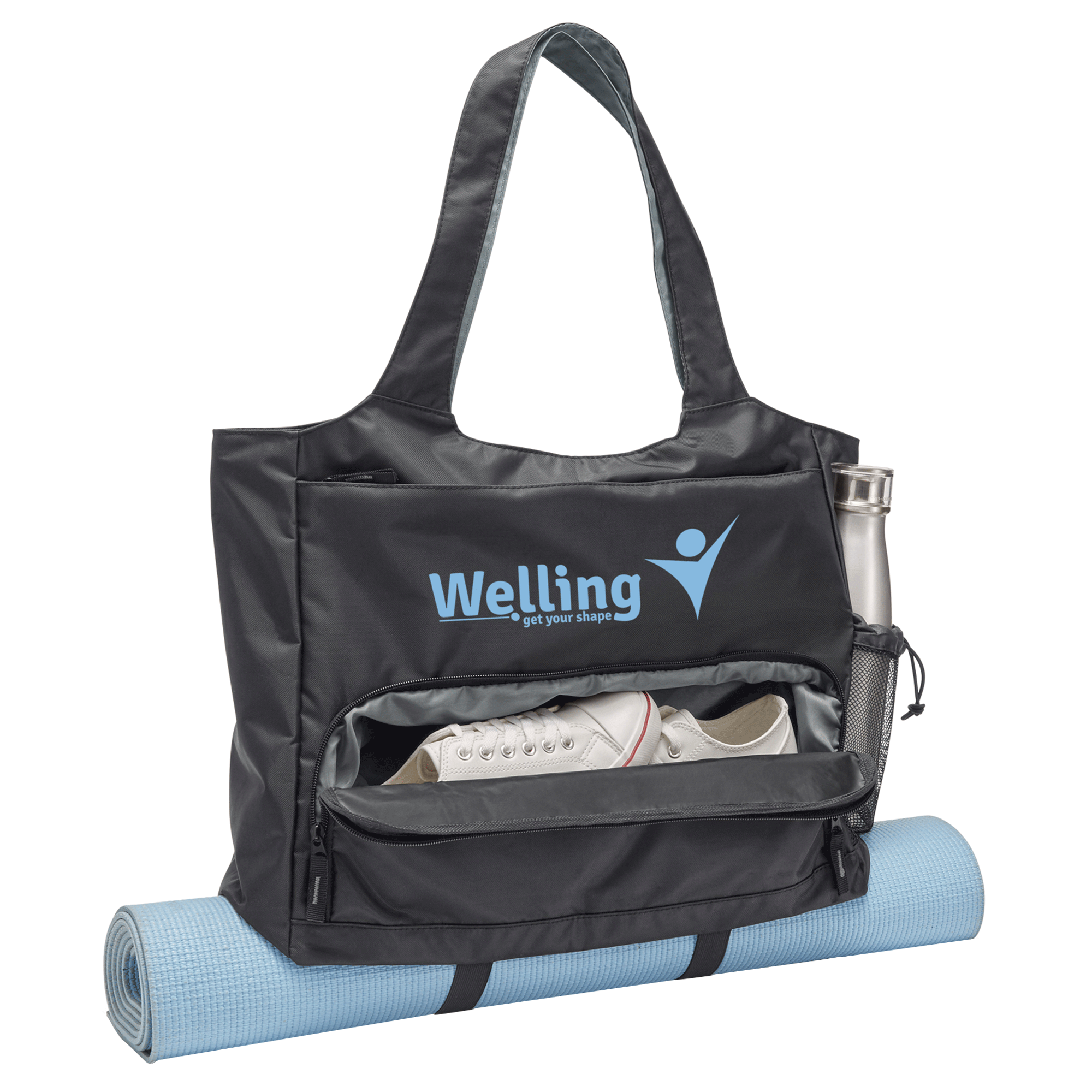 Custom Yoga Fitness Tote Bag