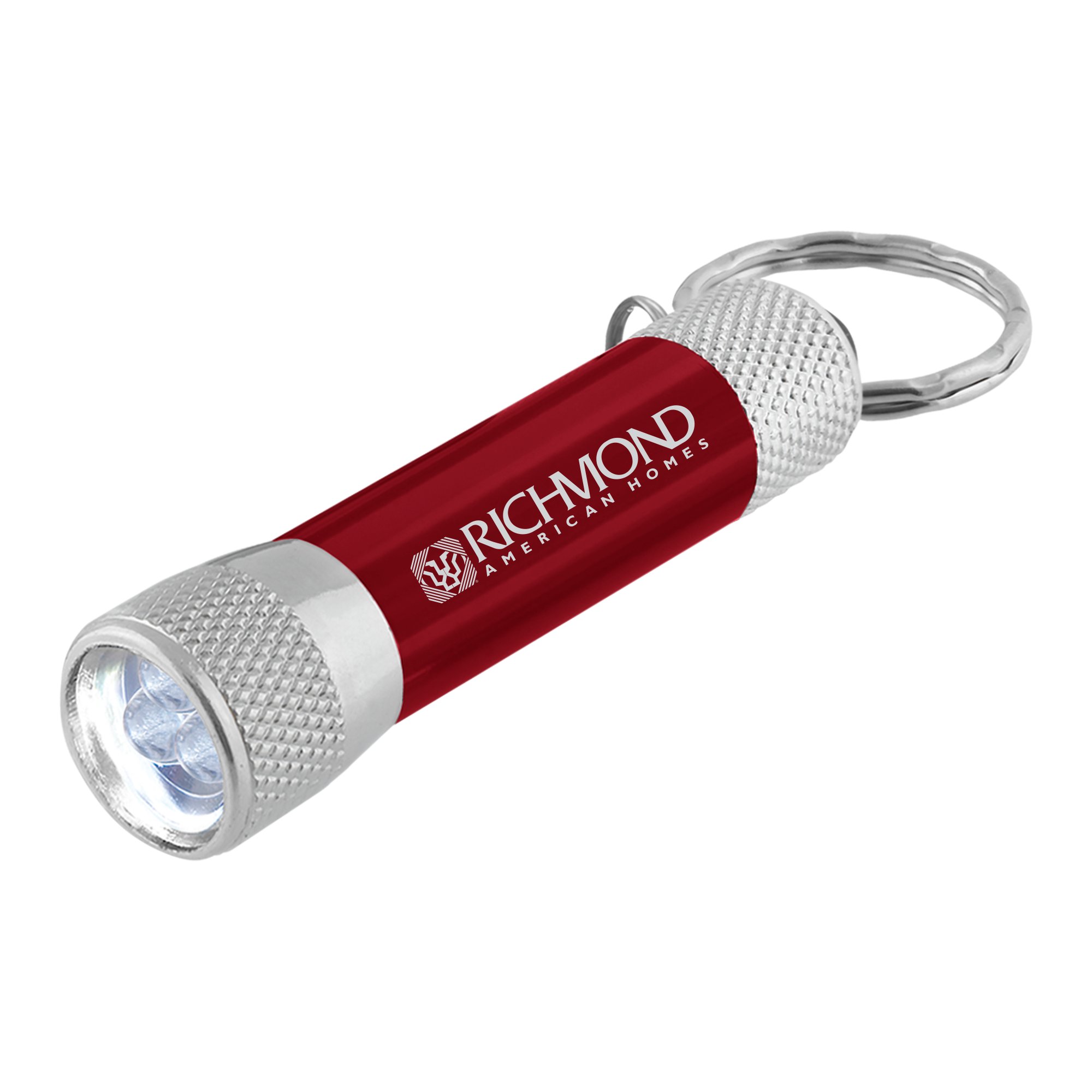 Portable 5 LED Mini Flashlight Light Torch Aluminum KeyRing Key chain UK** 