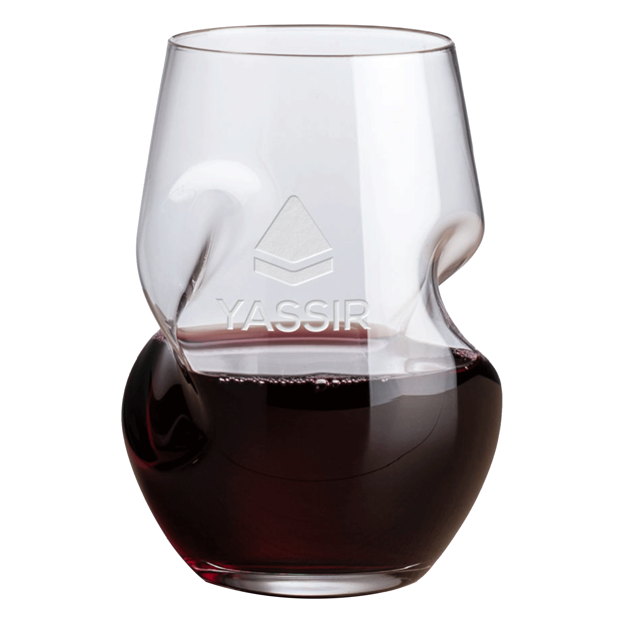 Custom Etched 8 oz. Tallandale Stemless Wine Glass
