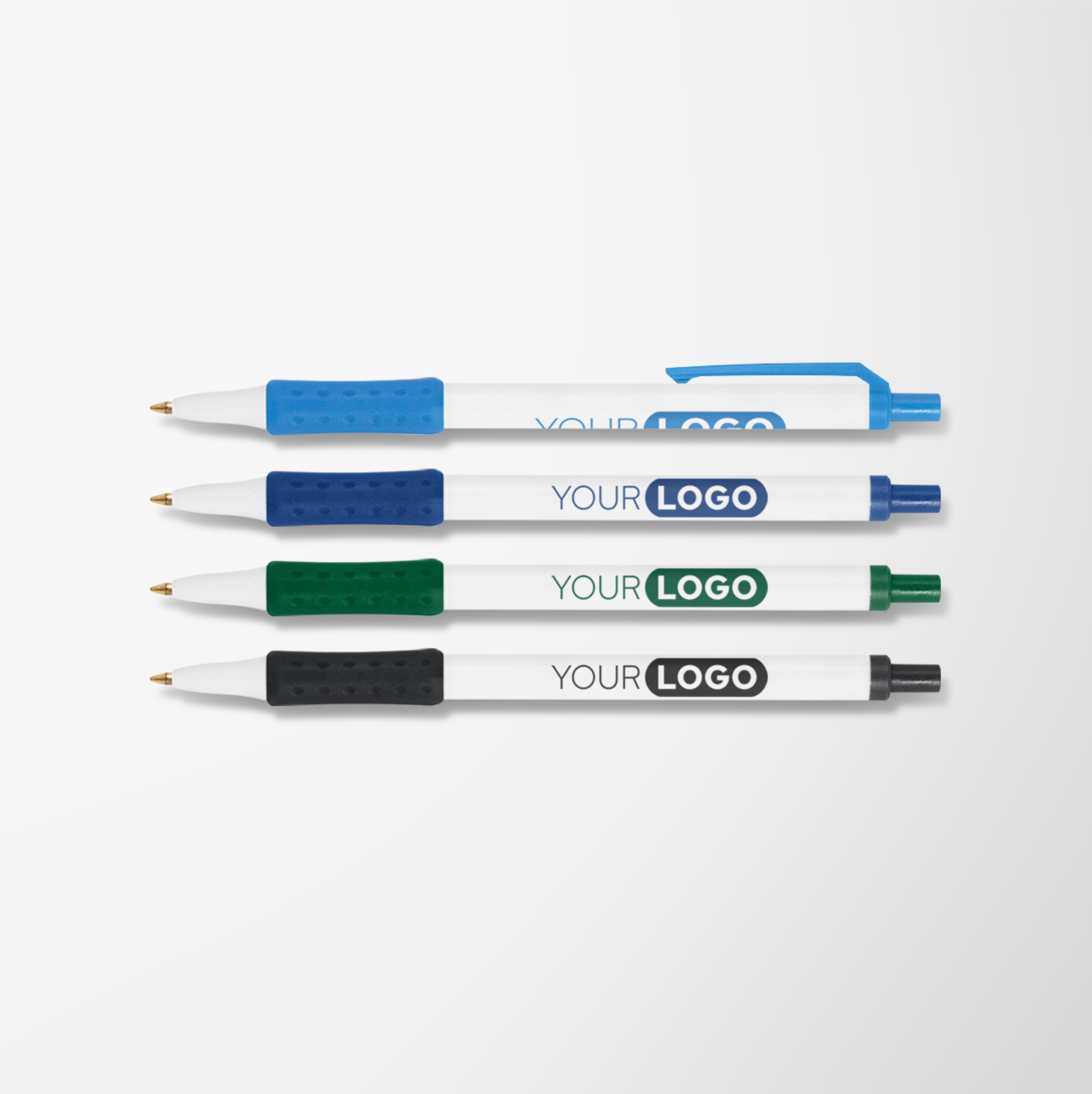 Promotional BIC® Clic Stic Pen with Rubber Grip | Pens.com