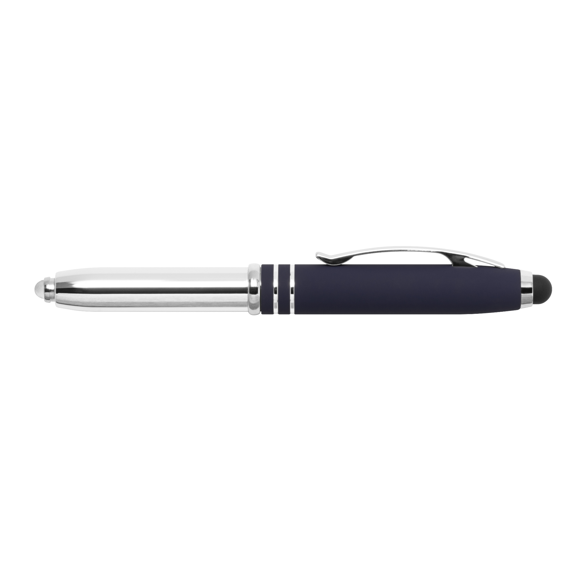 Promotional Soft Touch Sky Light Stylus Pen