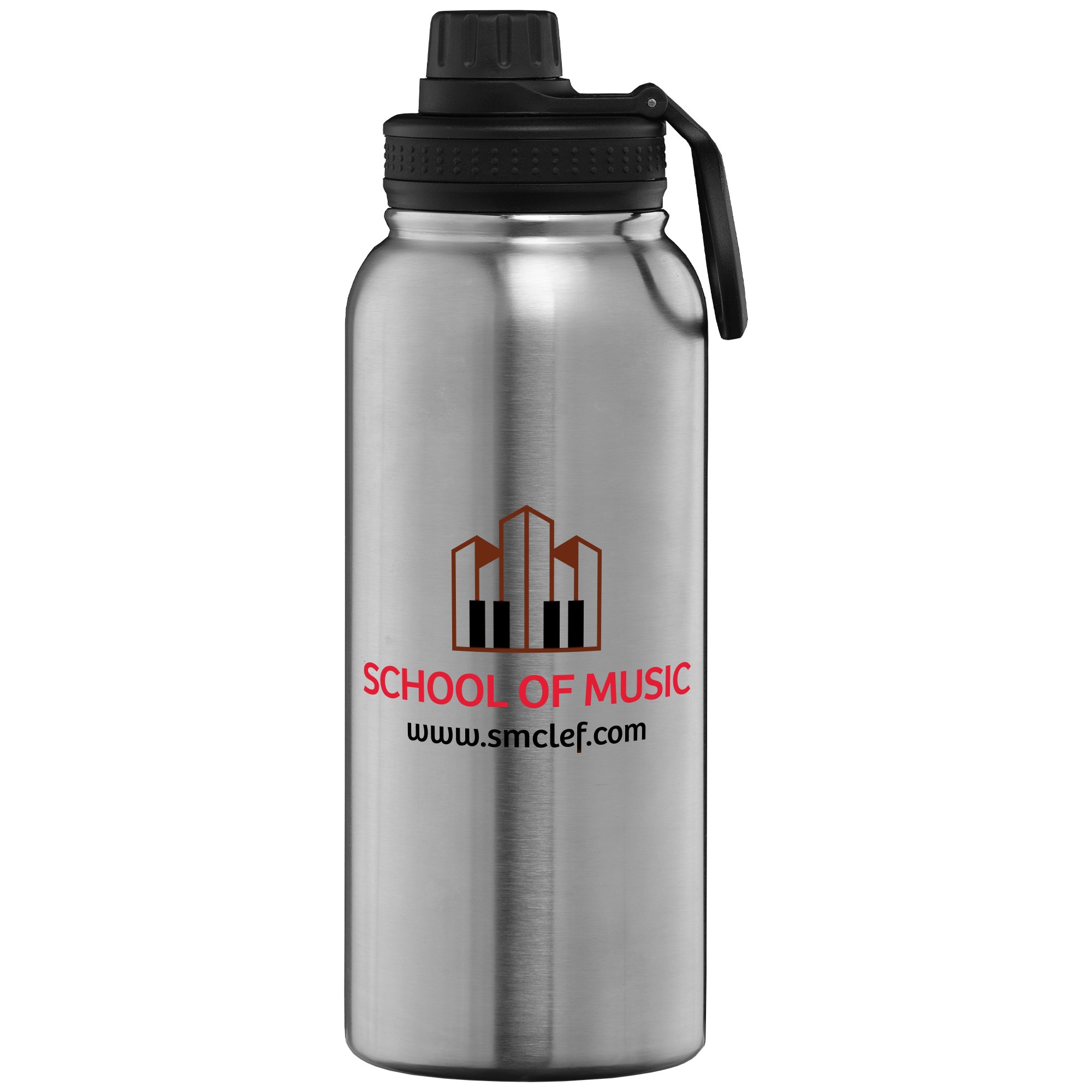 CS Yellow Logo - Stainless Steel Water Bottle — Cirque School