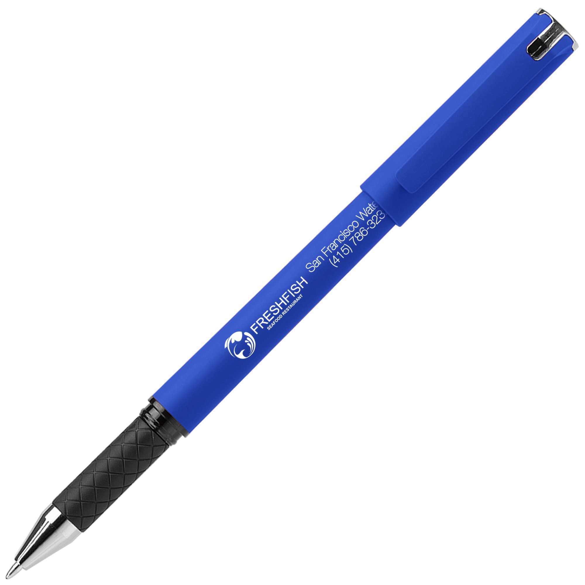 Promotional Bright Soft Touch Hughes Gel Stylus Pen with Logo