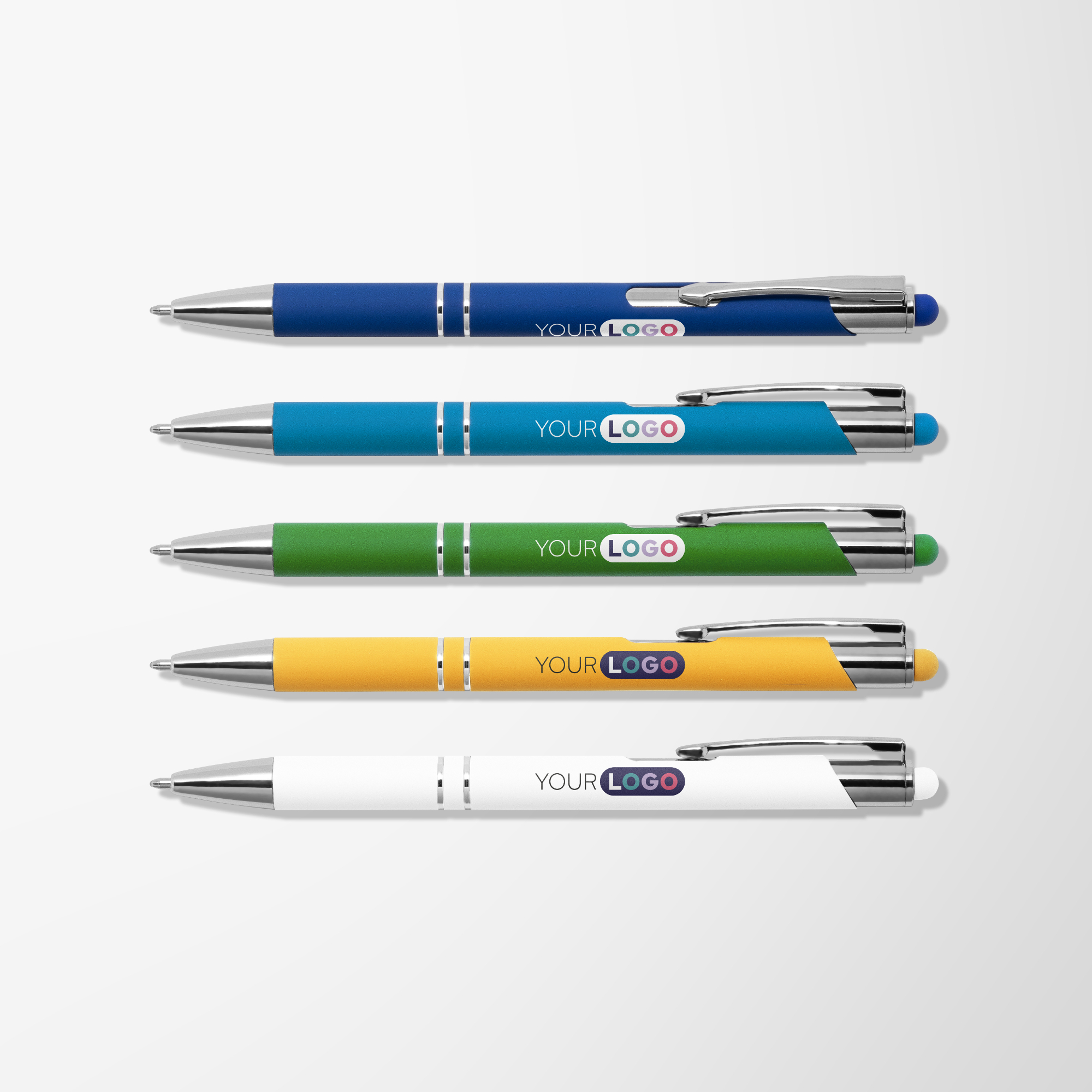 Custom Full Color Paragon Pen with Color Stylus | Pens.com
