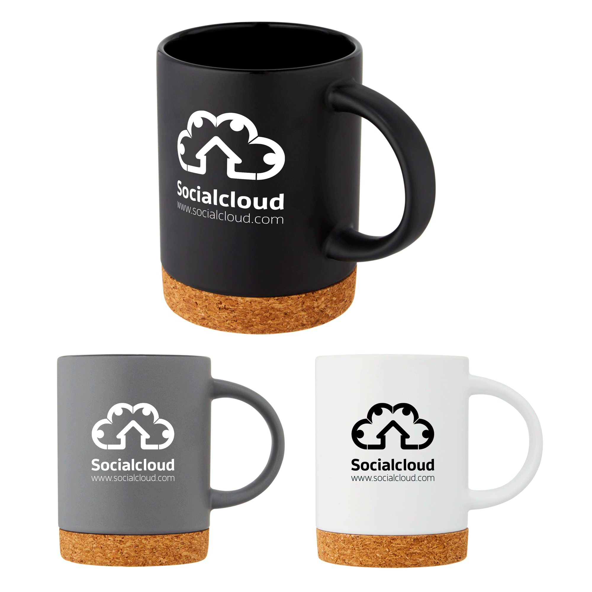 Kaffekrus Med Logo Krus | Design Dit Eget Krus Med Tekst» Digitaltryk