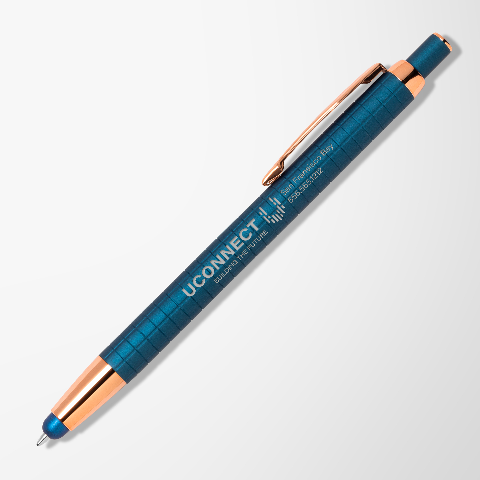 Custom Nexus Stylus Pen with Rose Gold Trim