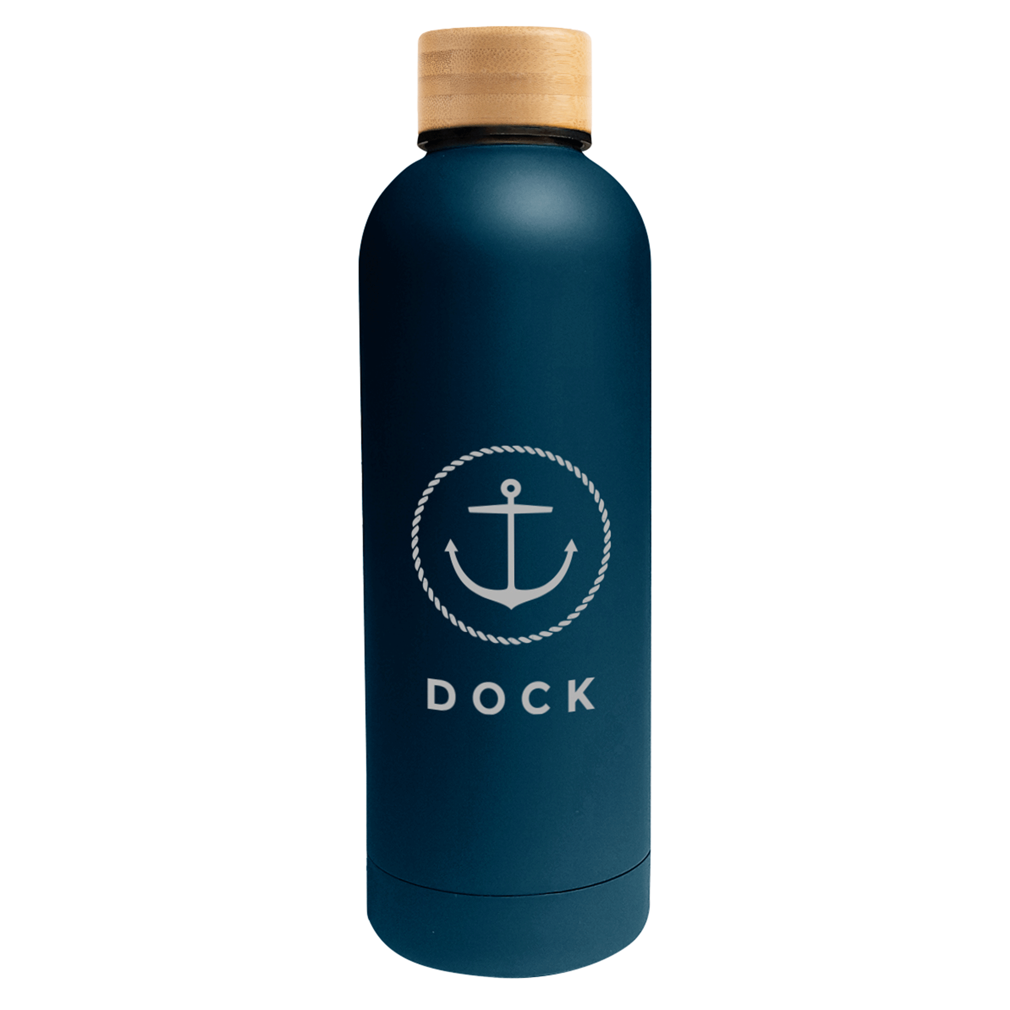 Personalised Insulated 17oz Water Bottle With Bamboo Lid