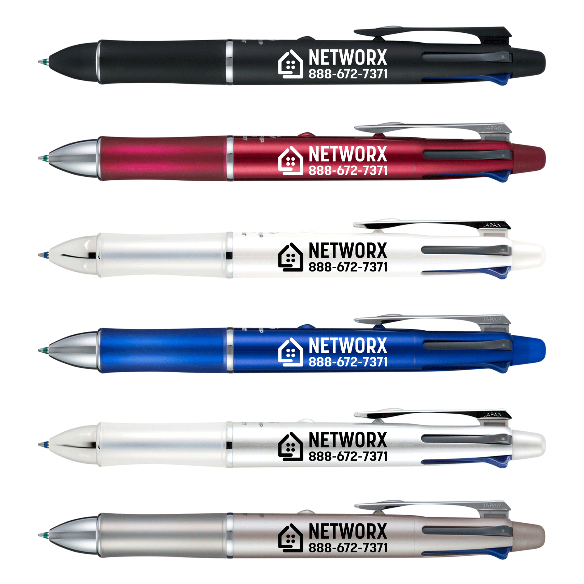 Custom Pilot® Dr. Grip® 4-Ink Pen & Mechanical Pencil | Pens.com