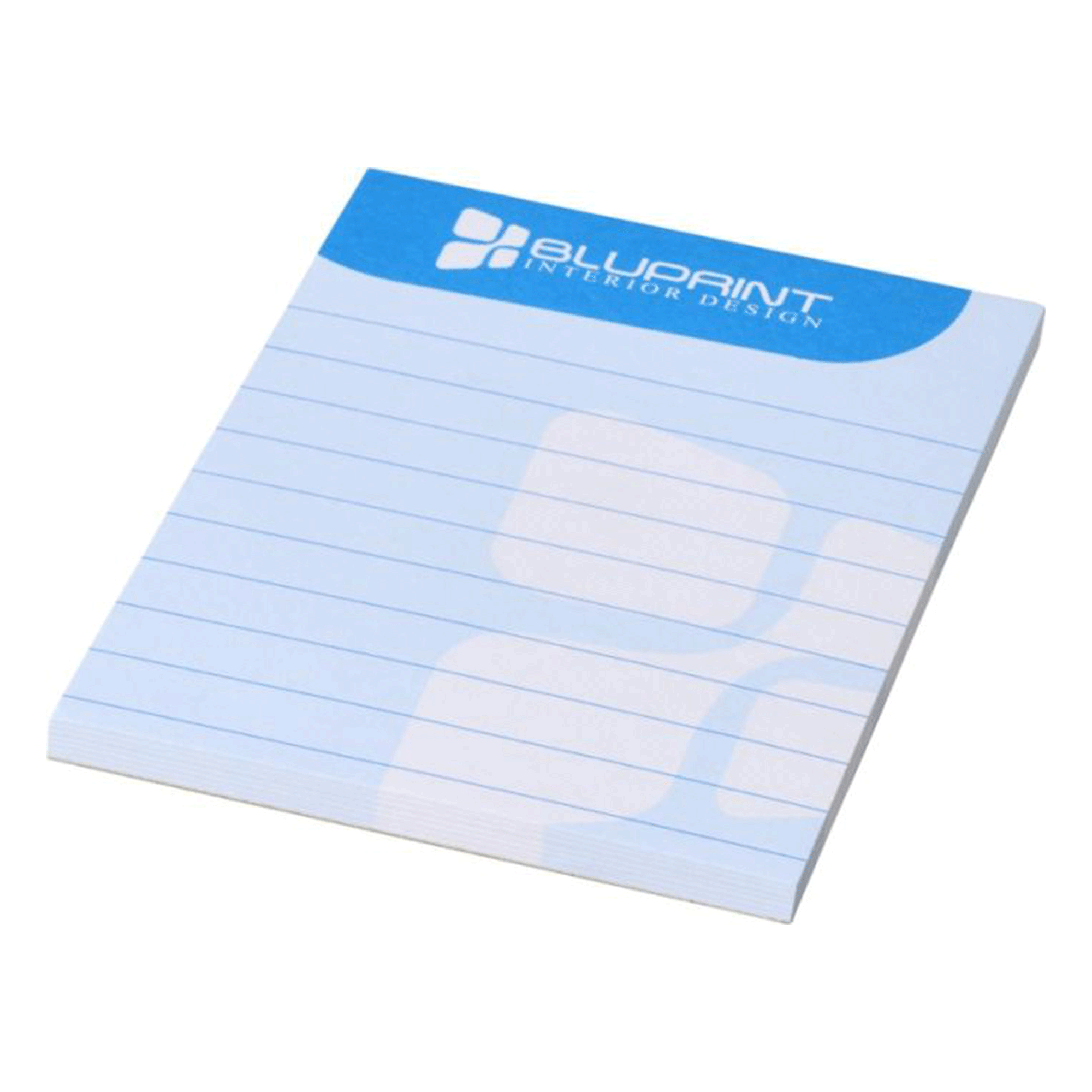 PRICARO Notitieblok Blanco, magnetisch, A6, 25 vellen, 5 stuks
