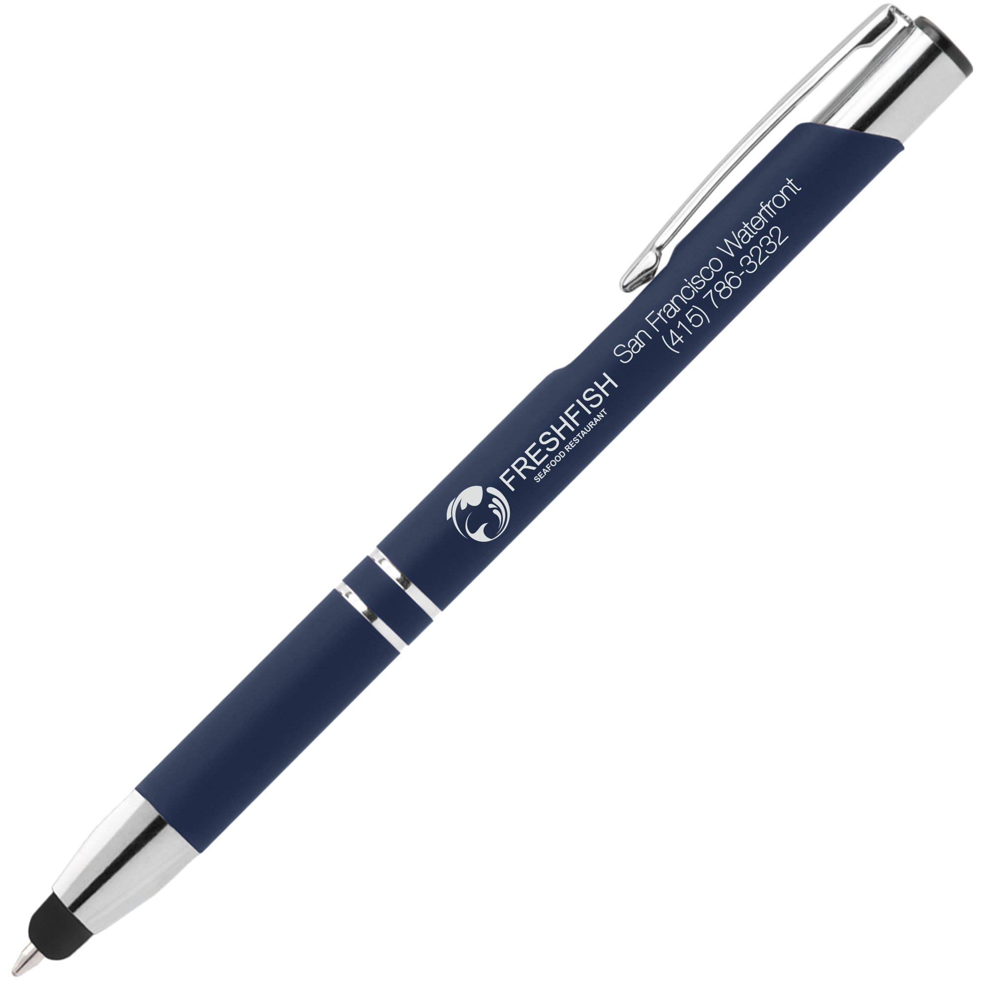 Personalise Soft Touch Paragon Stylus Pen with Text