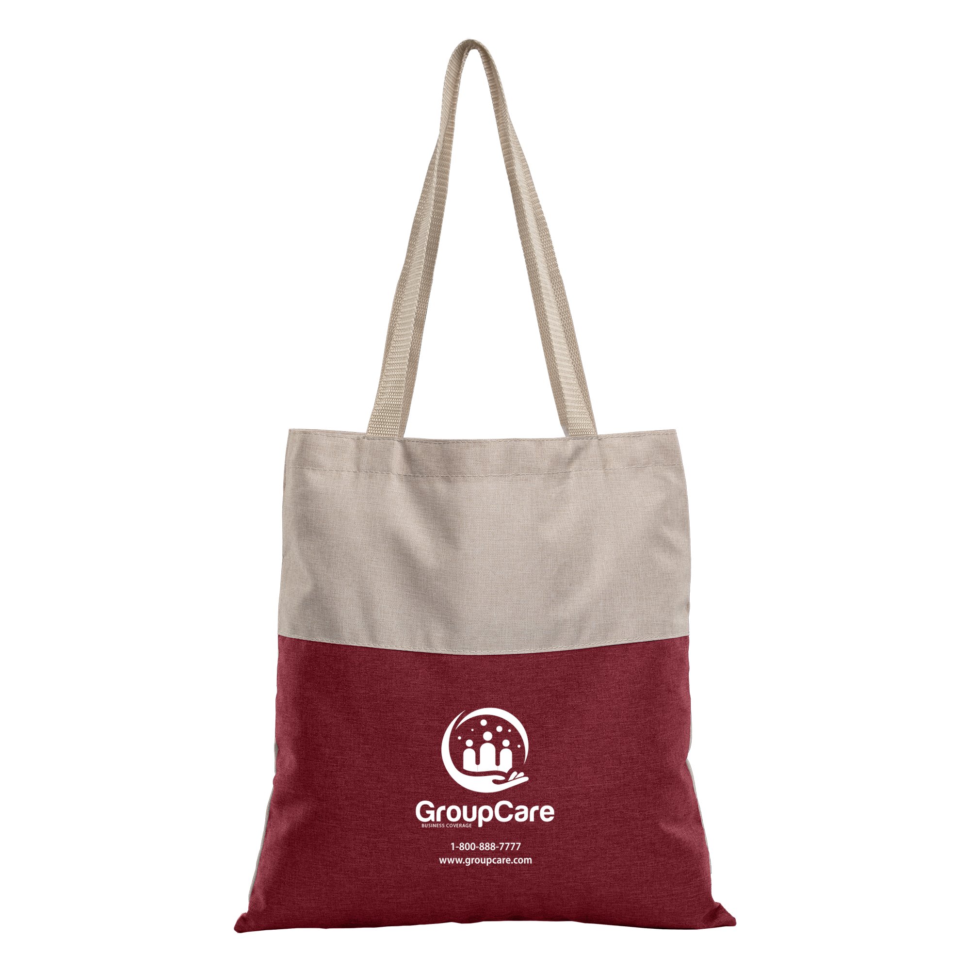 Personalise Lee Colour Block Tote Bag with Text | Pens.com