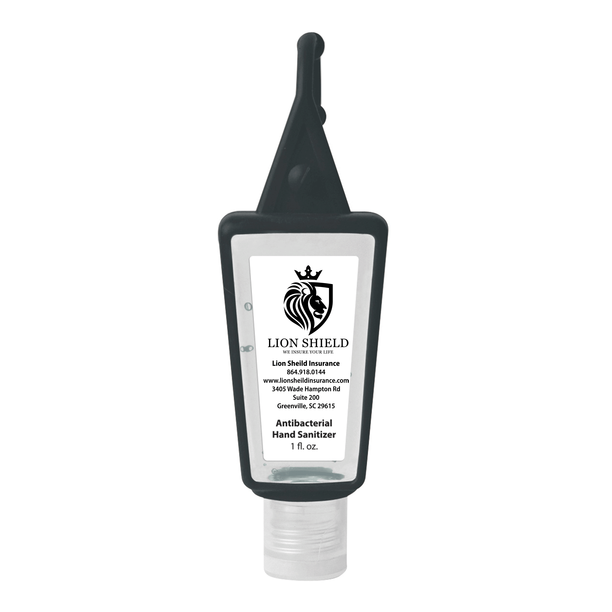 衛生日用品 ART Custom Full Color 1 oz. Zya Hand Sanitizer in Silicone Holder