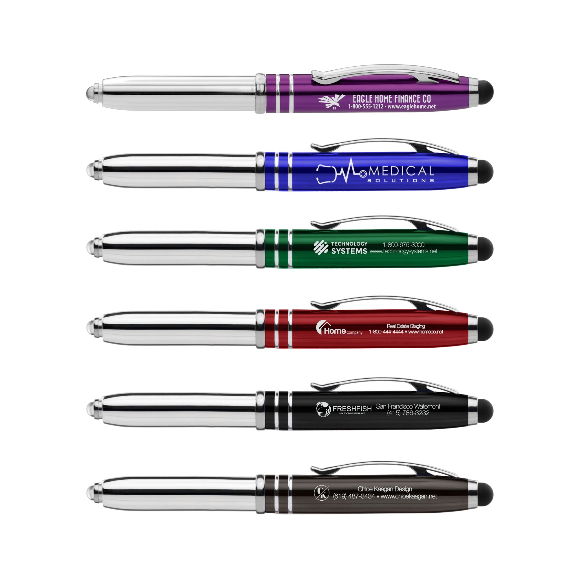 Custom Engraved Light-Up Ace Stylus Pen