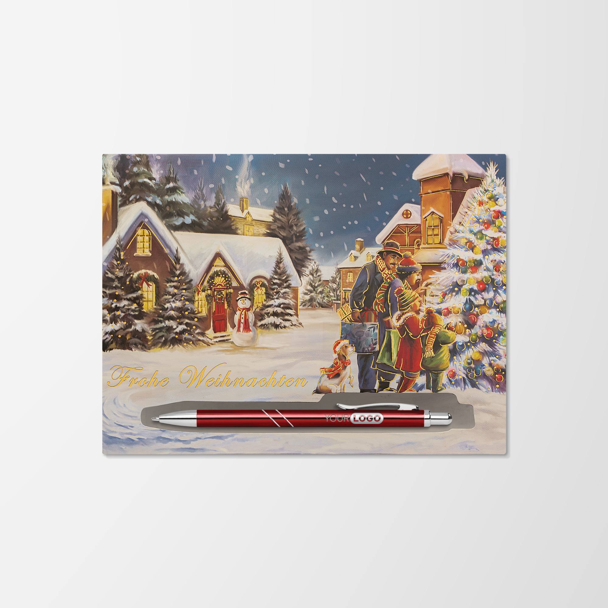 Piccadilly Greetings Weihnachtskarte Für Tochter & Schwägerin – Modernes Design, Inkl. Umschlag
