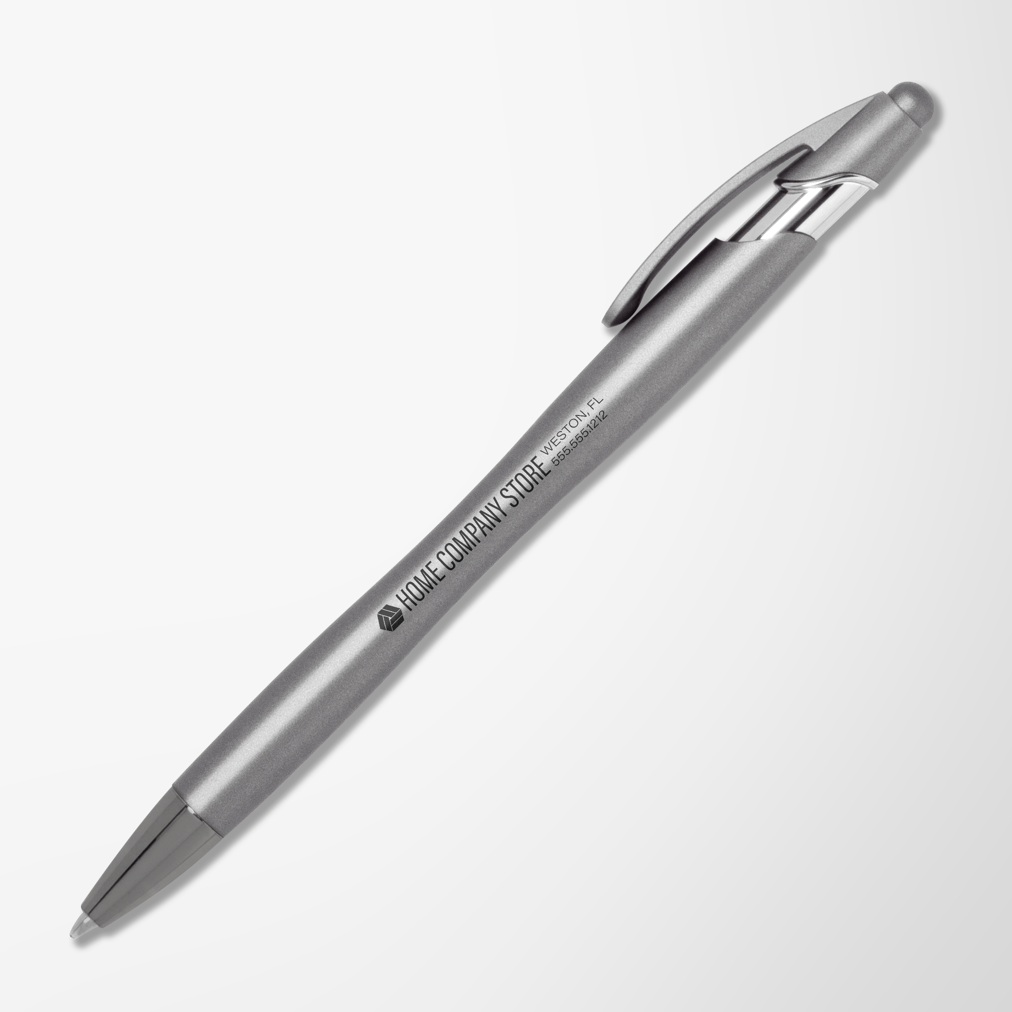 Custom Mineral Monochrome Vortex Stylus Pen