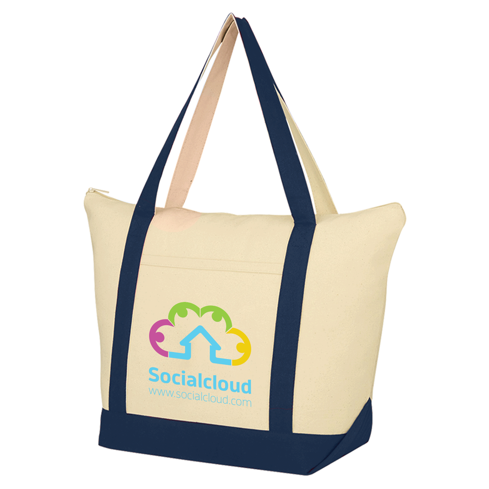 Shop Custom Zipper Tote Bags | Pens.com