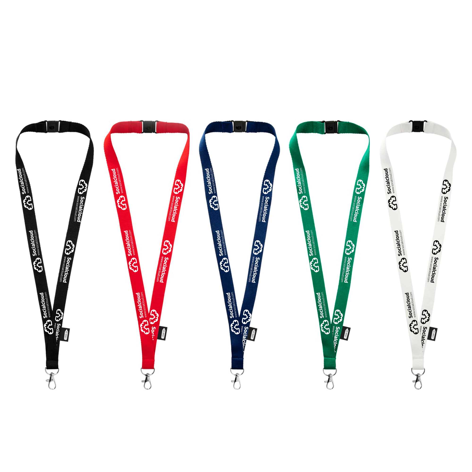 Tom keycord gerecycled plastic met veiligheidssluiting Bedrukken met ...