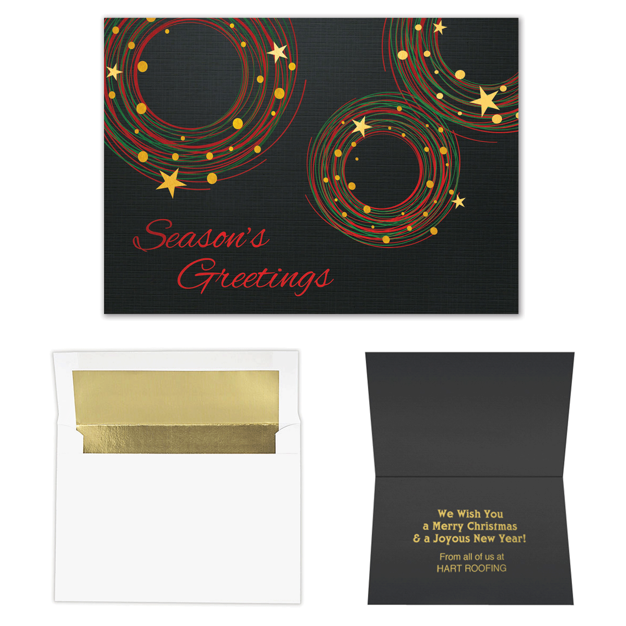 Custom Festive Lights Holiday Card | Pens.com