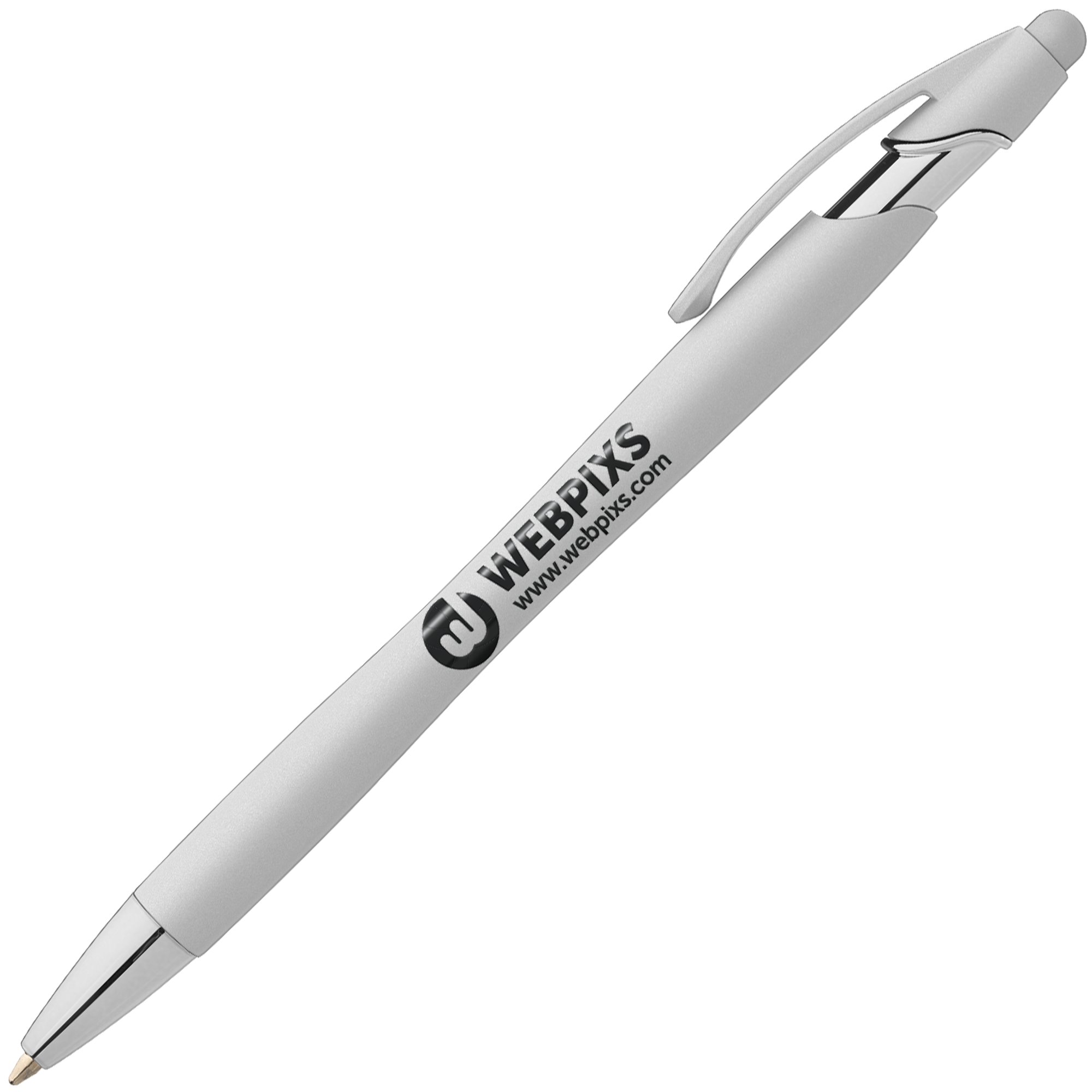 Customise Mineral Monochrome Vortex Stylus Pen with Print