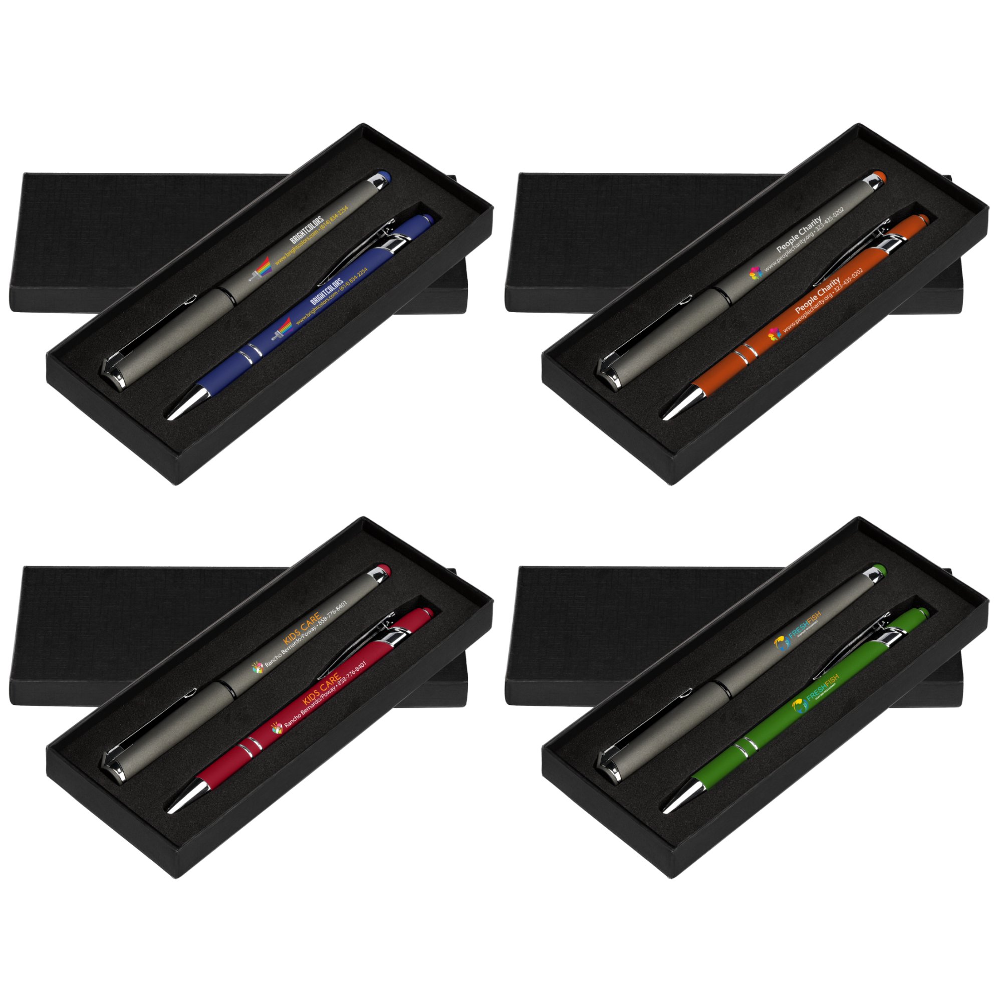 Custom Britebrand™ Vivid Diamond Pen Gift Set