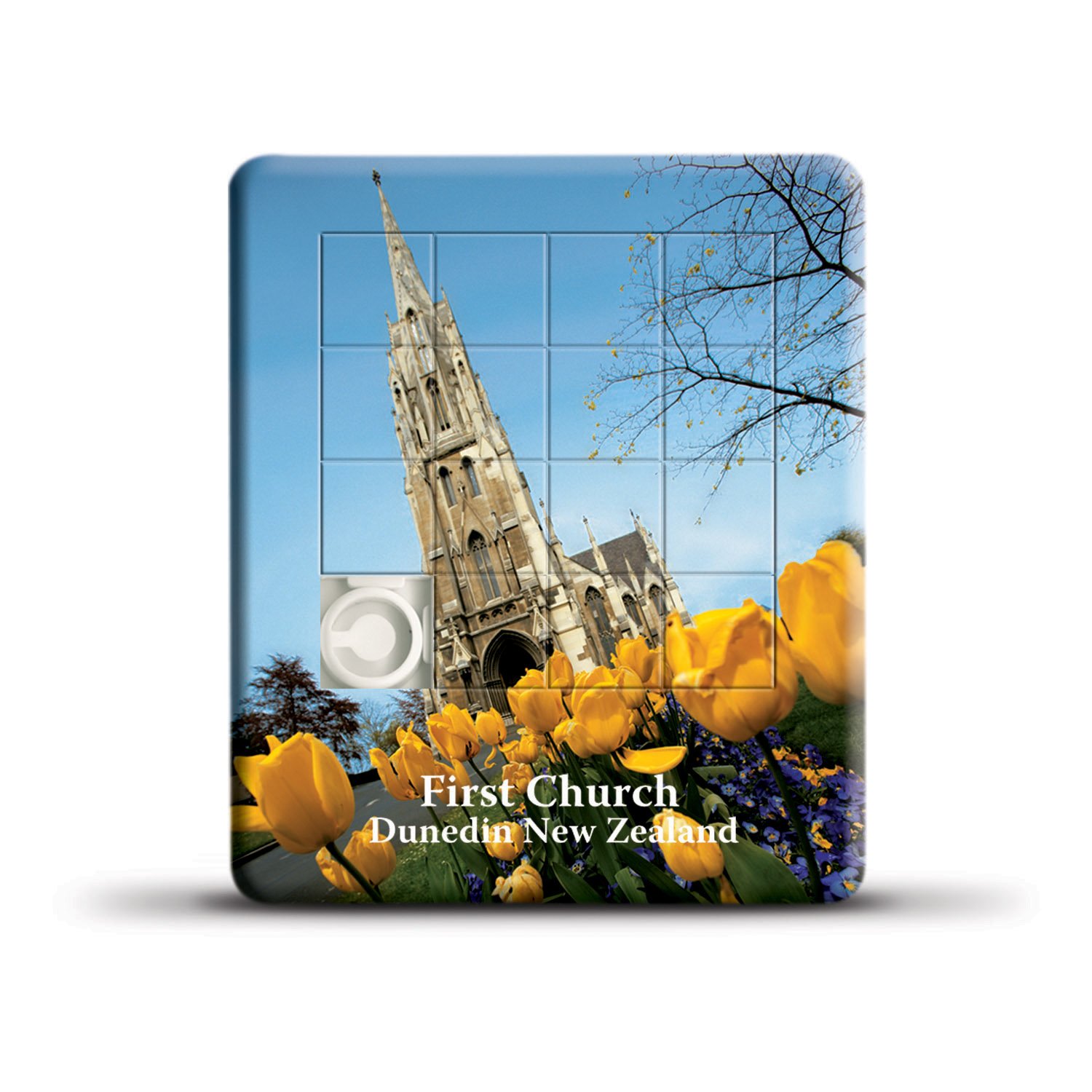Personalise Full Colour 7.5x 9 cm Puzzle Game with Text | Pens.com