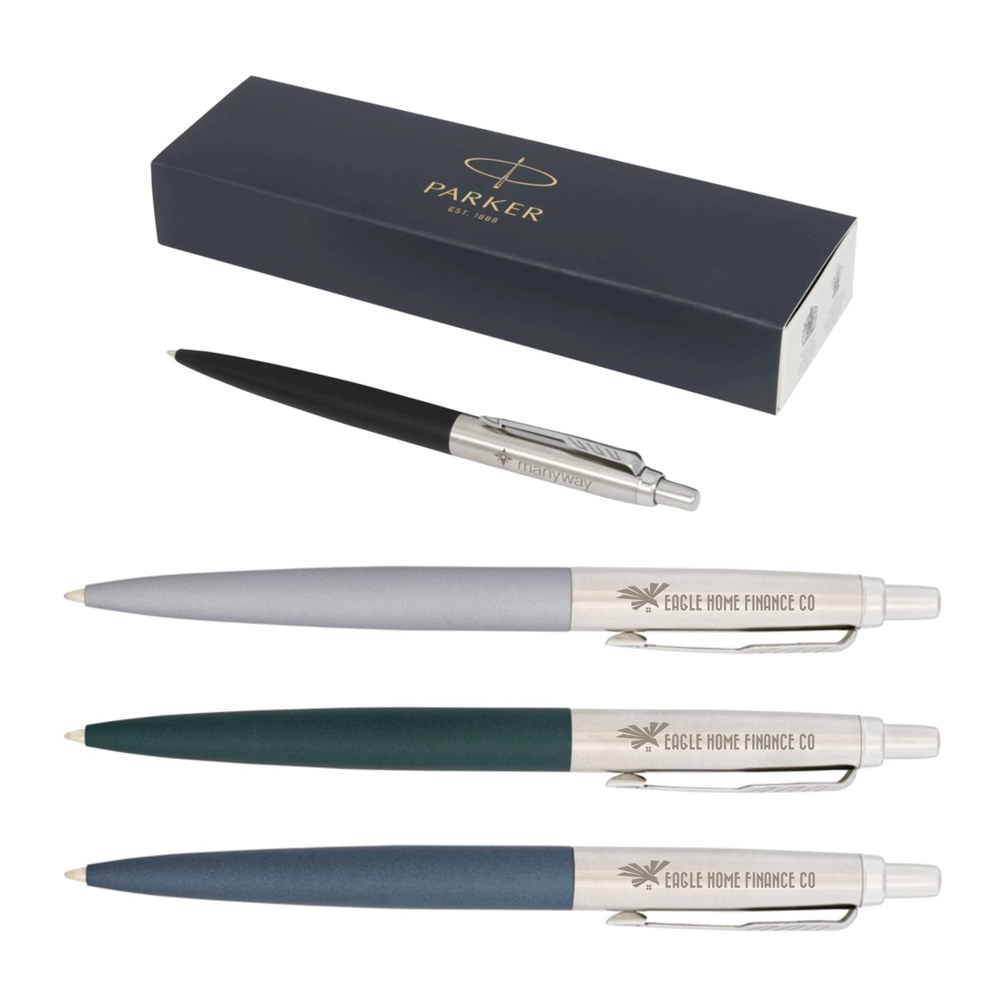 Stylo Parker Gravé "Ralph's 20 Ans" - Acier Inoxydable, Prix De L'employé 10k - Neuf